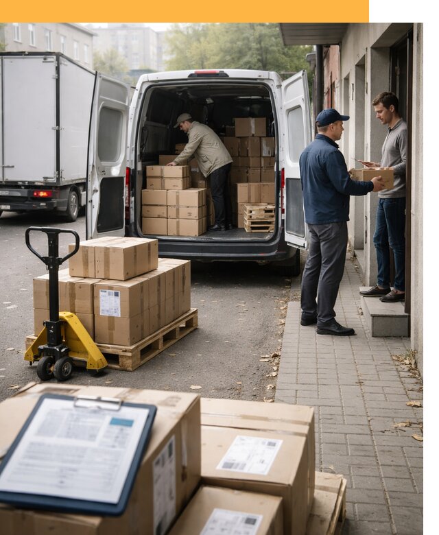 Доставка грузов от двери до двери с таможней от 46746 руб.