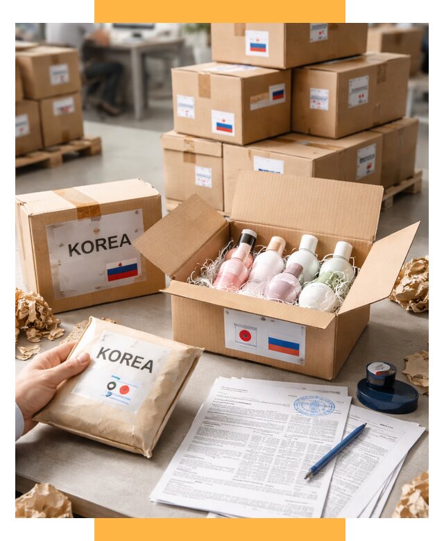 Доставка косметики из Кореи от 8830 р. под ключ | СетСервис-Кхм