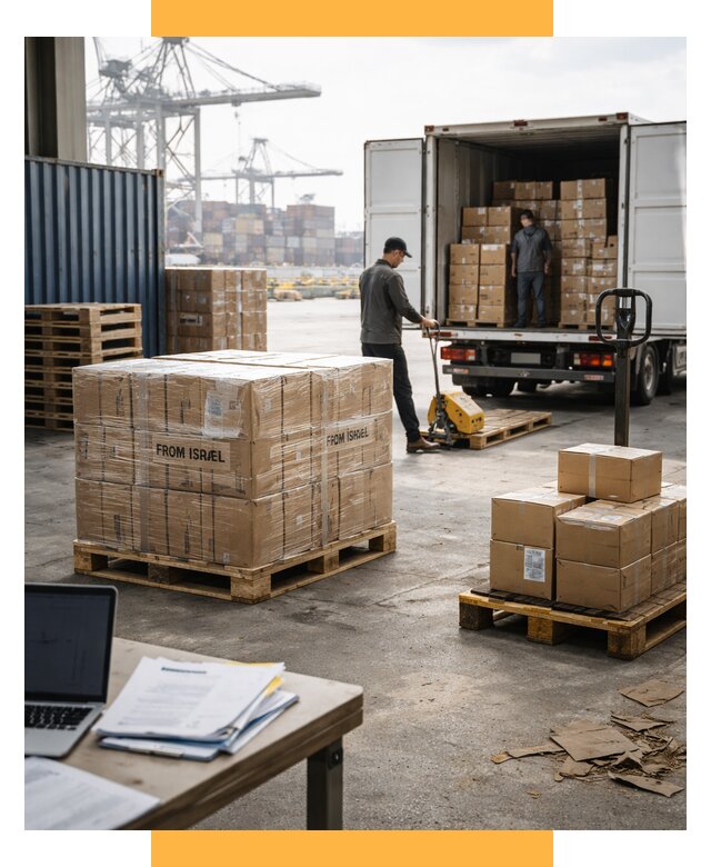 Доставка грузов из Израиля от 15582 р., логистика от СетСервис-Кхм