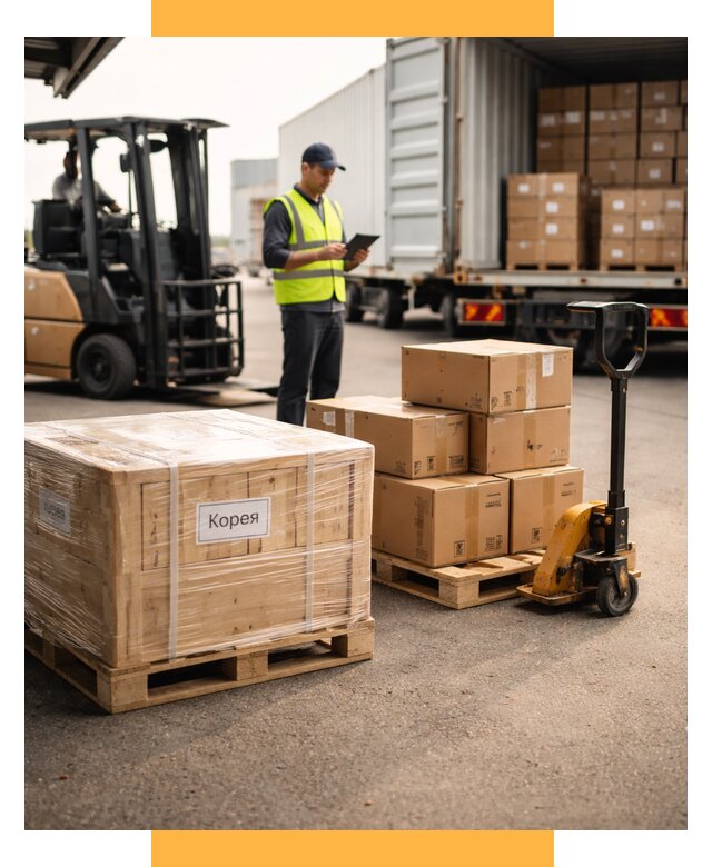 Доставка грузов в Корею из России от 36358 р. | СетСервис-Кхм