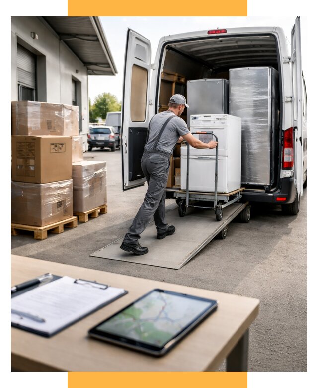 Перевозка бытовой техники от 6752 р. - логистика СетСервис-Кхм