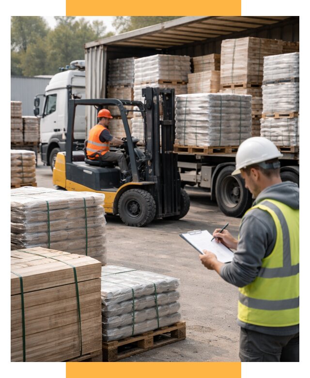 Перевозка строительных материалов от 5713 р. | СетСервис-Кхм