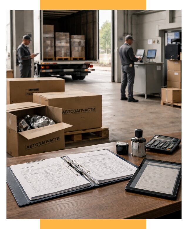 Таможенное оформление автозапчастей под ключ от 8830 р., СетСервис-Кхм