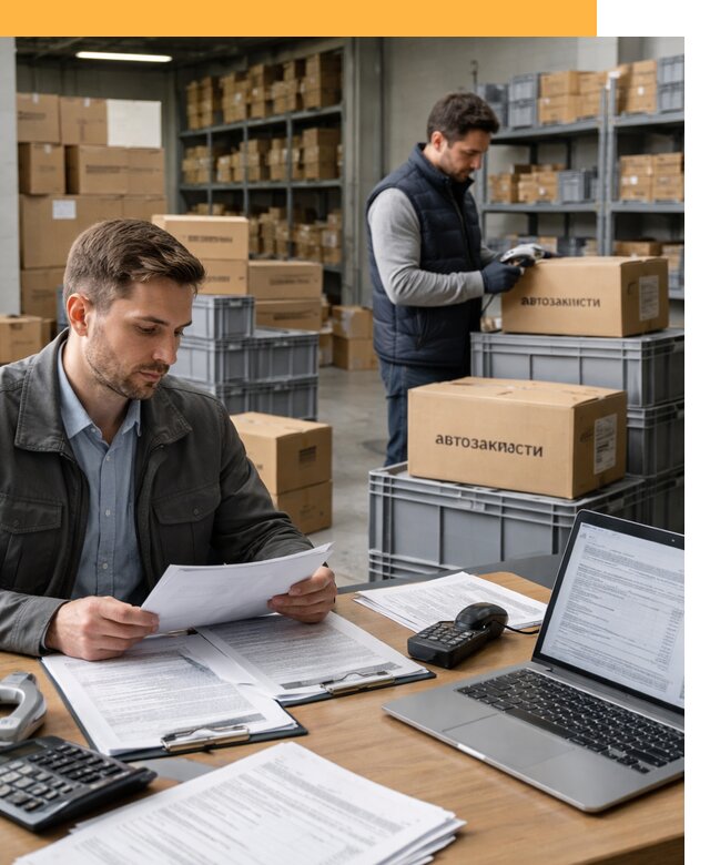 Таможенное оформление автозапчастей по выгодным тарифам от 8830