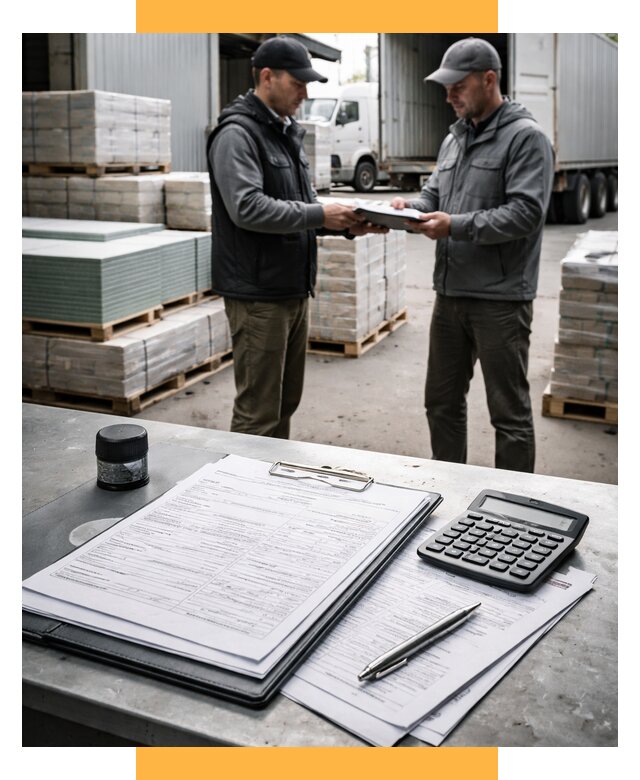 Таможенное оформление стройматериалов от 8830 р. | СетСервис-Кхм