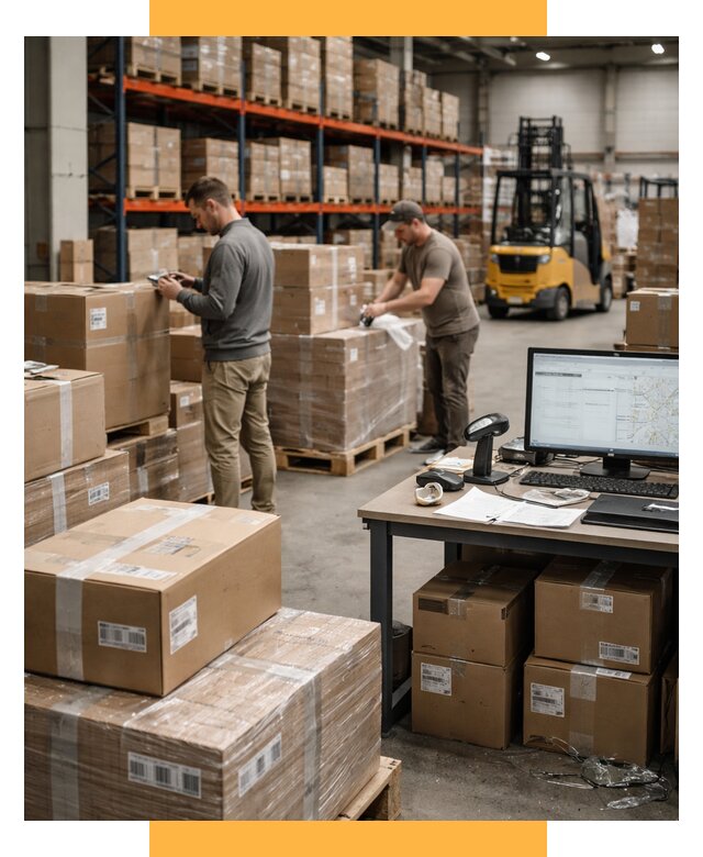 Склад консолидации в Европе от 6752 р., услуги СетСервис-Кхм